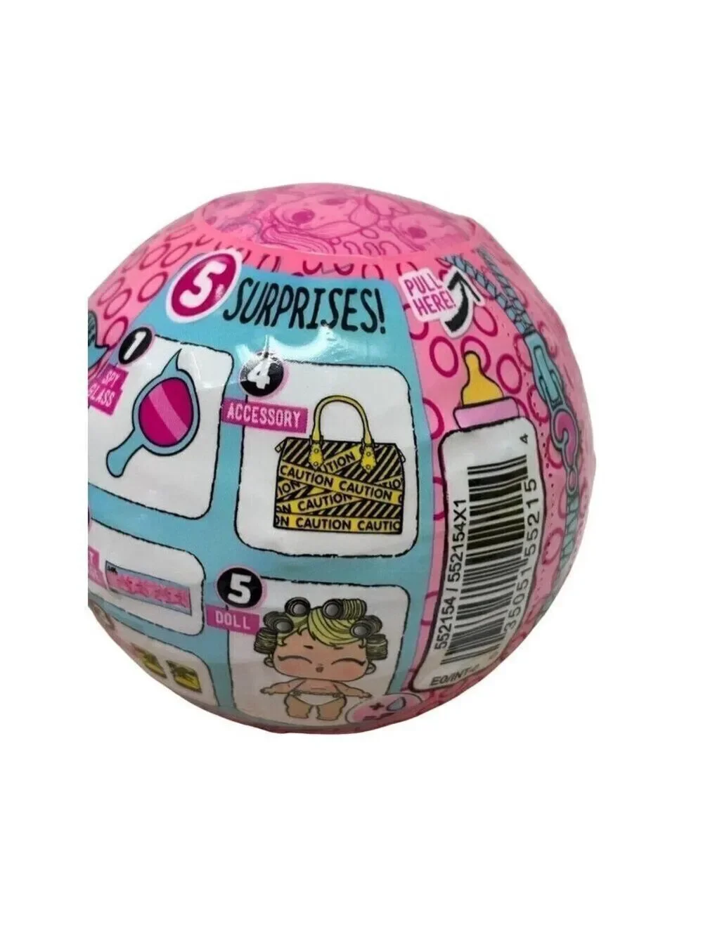 LOL Surprise Doll Gold Eye Spy Underwraps Series 4 Lil Sisters Toy Gift Original